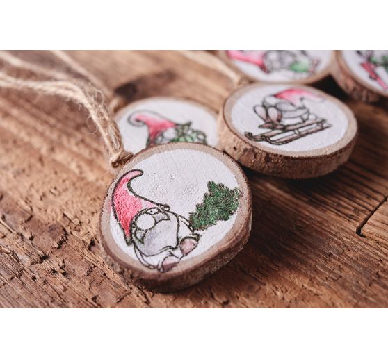 Rondelles de bouleau VBS, 10 pc.