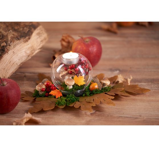 Bougeoir VBS « Boule en verre »