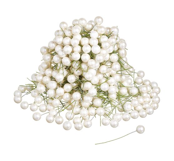 VBS Deko-Beeren am Draht "Ø 10 mm", 400 Stück