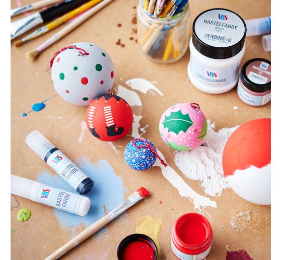 VBS Polystyrene ball set, 13 pieces