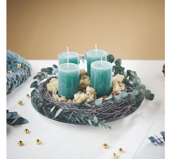 Stumpenkerze "Rustik", &Oslash; 6 x 8 cm