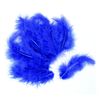 Marabou feathers, about 15 pieces Blue