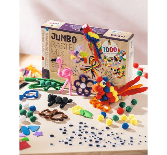 Kit créatif Jumbo XXL, env. 1000 pc.