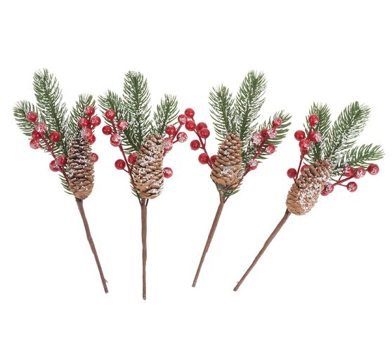 VBS Fir branch with berries and cones