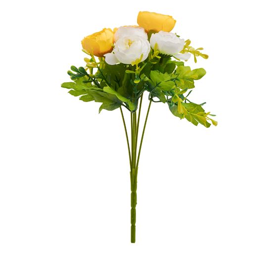 Bouquet de renoncules VBS « Blanc/Jaune »