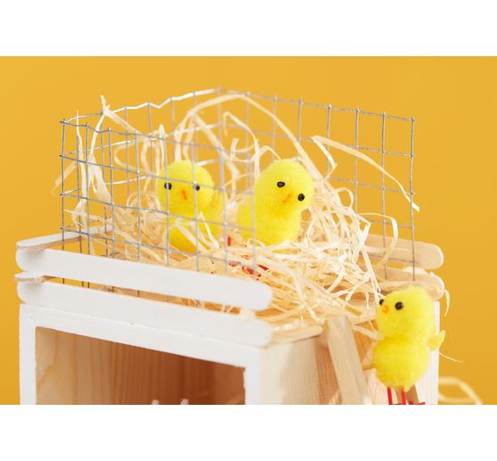 VBS Chenille Küken "Höhe 4 cm", 18 Stück