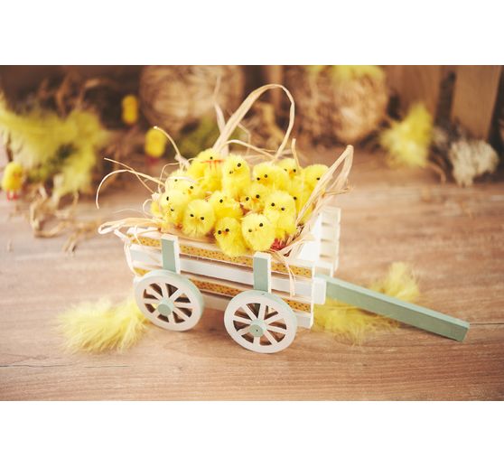 VBS Chenille Küken "Höhe 4 cm", 18 Stück