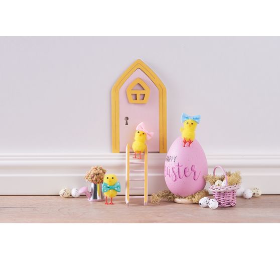 VBS Chenille Küken "Höhe 4 cm", 18 Stück