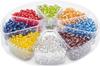 Assortiment de perles Silverline, env. 2 mm, 56 g