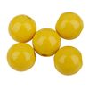 Perles en bois, Ø 12 mm, 30 pc. Jaune