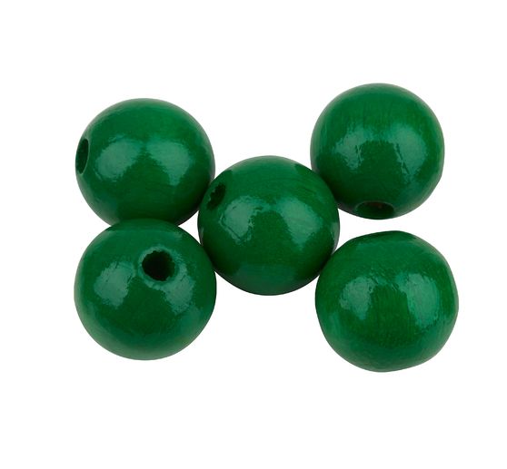 Perles en bois, Ø 15 mm