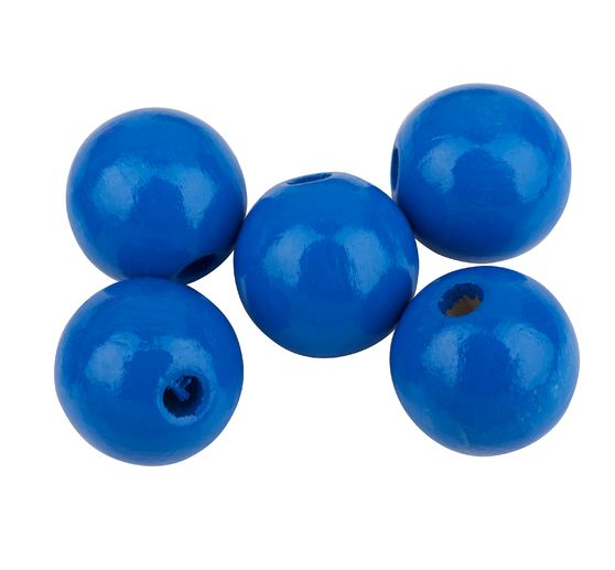Perles en bois, Ø 15 mm