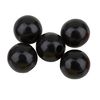 Perles en bois, Ø 15 mm Noir