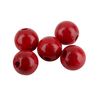 Perles en bois, Ø 8 mm Rouge