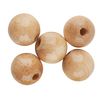 Perles en bois, Ø 10 mm, 50 pc. Naturel