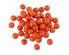 Wooden beads, Ø 10 mm, approx. 50 pieces