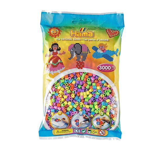 Assortiment de perles Hama « Pastel », env. 3000 pc.