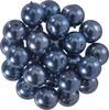 Perles de cire de verre, Ø 8mm, 25pcs, jaune doré (orange clair)