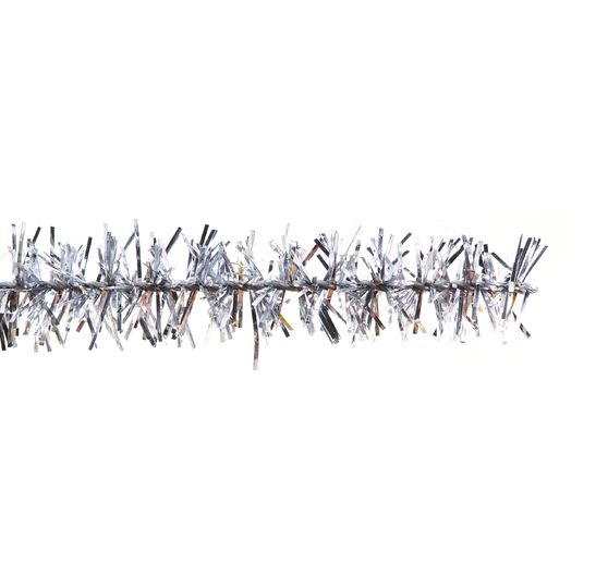 Fil chenille VBS « Argent », Ø 8 mm, 50 cm, 10 pc.