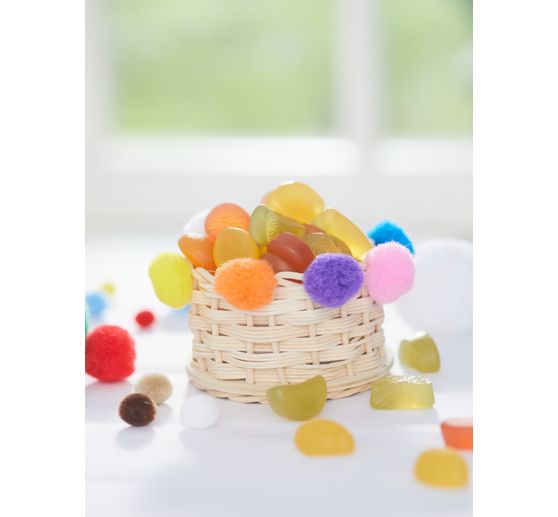 Pompoms "Colors & Sizes Mix", 100 pieces