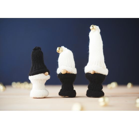 Manchon tricot, uni, l 3 cm