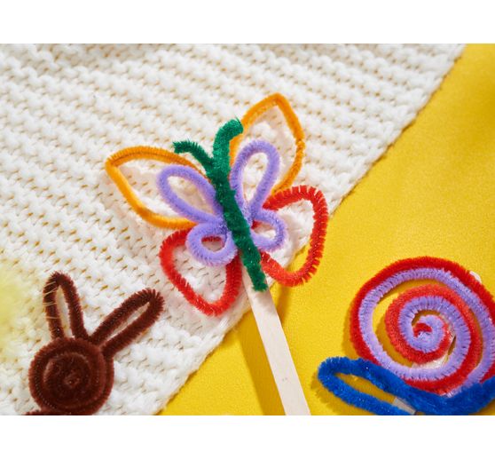 VBS Chenilledraht "Farbenmix", 30 cm, 20er-Set