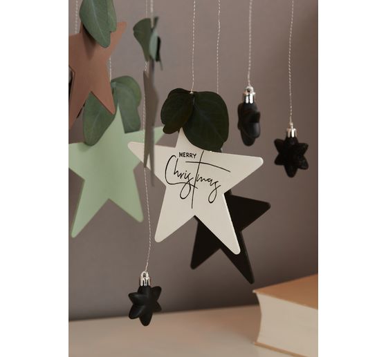 Étoiles de Noël en plastique