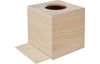 VBS Cosmetic tissue box "Square", with round opening