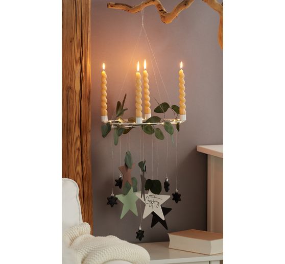 Étoiles de Noël en plastique