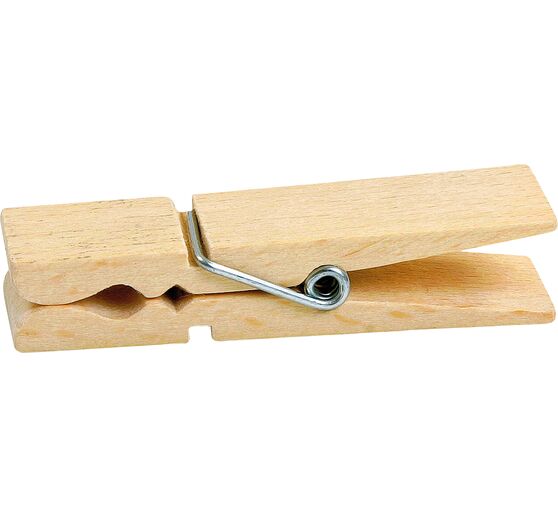 Holz-Klammer, Breit