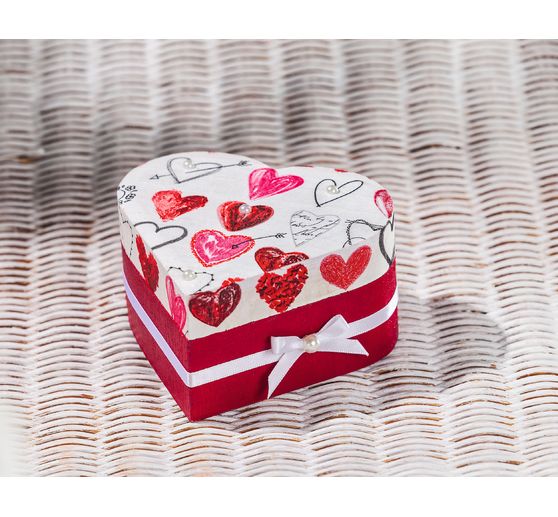 Coffret en bois VBS « Cœur »