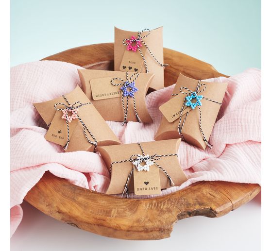 Étiquettes cadeaux VBS « Papier kraft »