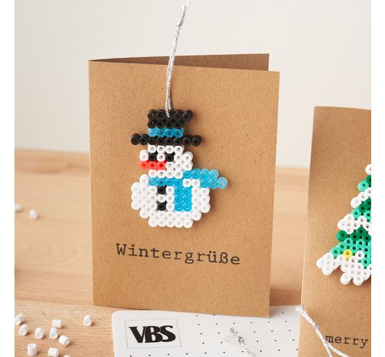 VBS Doppelkarten mit Umschlägen "Kraftpapier", 50 Stk.