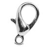 Lobster clasp, 10 mm Silver-Plated