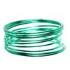 Decorative aluminium wire, 2 mm Light green