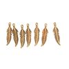 Charms-Decoration pendant "Feathers" Gold