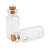 Anhänger Glasflasche Zylinder, Groß