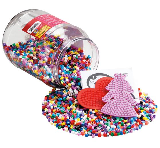 Assortiment de perles Hama « Débutants » avec 2 plaques