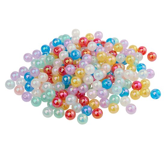 VBS Beads "Colorful iridescent", 200 g