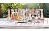 Bouteilles en verre VBS « Geolini », avec bouchon en liège, 16 pc.