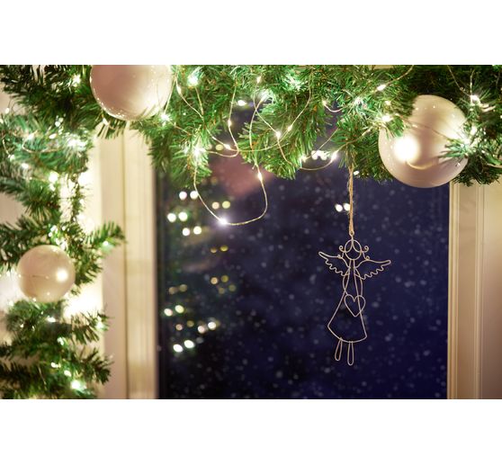 Christmas balls made of plastic, 6 pieces