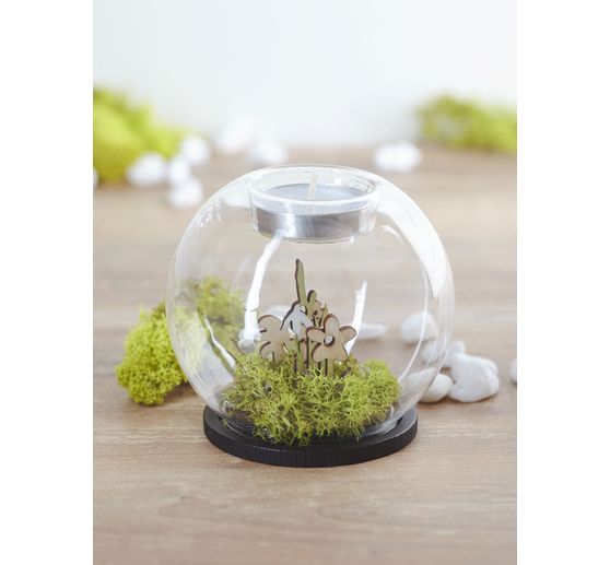 Bougeoir VBS « Boule en verre »
