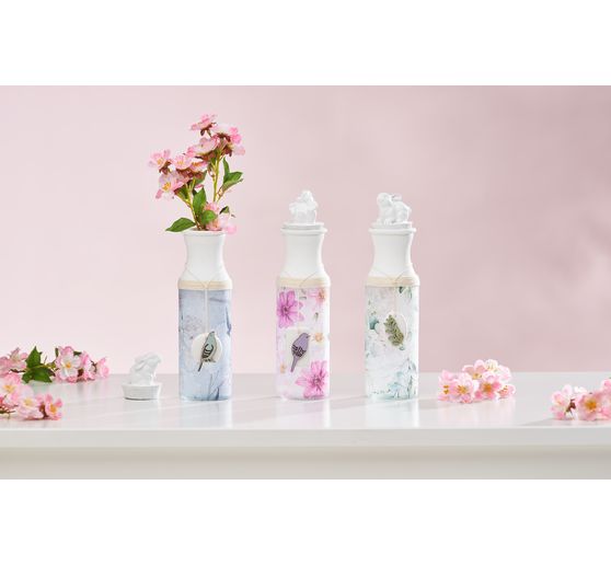 VBS Glasflaschen "Milk", 3er-Set