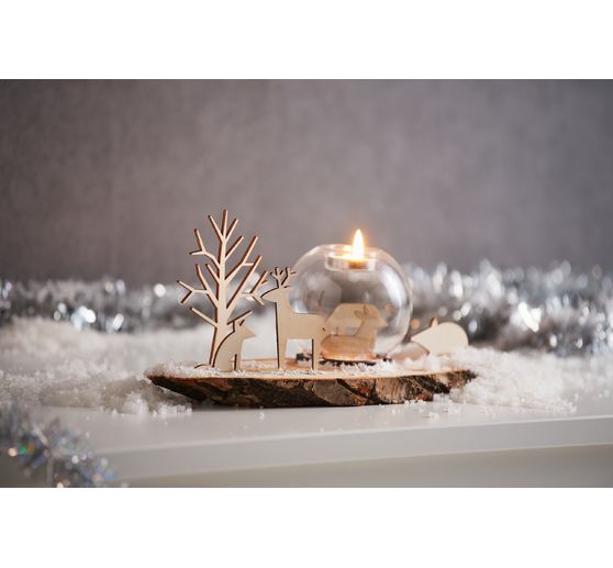 Bougeoir VBS « Boule en verre »