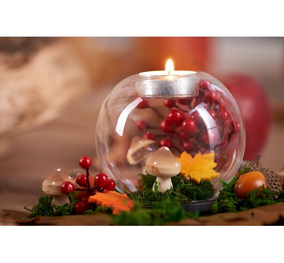 Bougeoir VBS « Boule en verre »