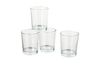 Verres à bougie VBS, Ø 5,1 cm, H 6,3 cm, 4 pc.