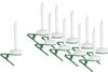 Bougies LED VBS pour sapin, avec clip, 10 pc.
