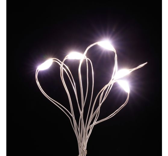 Outdoor Micro-LED-Lichterkette, mit Fernbedienung, 50 LEDs