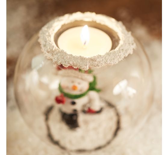 Bougeoir VBS « Boule en verre »