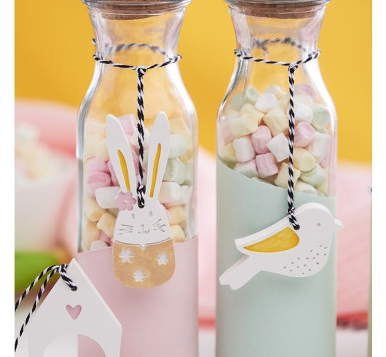VBS Glasflaschen "Milk", 3er-Set